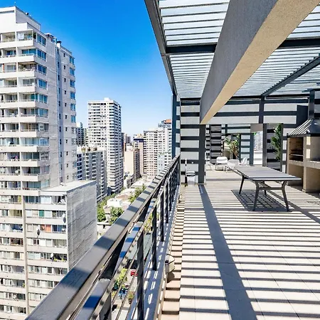 Studio En El Corazon De Santiago Wifi 600 Mbps Cowork Barbecue